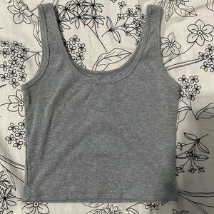 Grey shein tank top